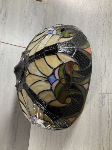 Tiffany Pendant Hanging Lamp | Hand-Made Stained Glass (6922779033783)